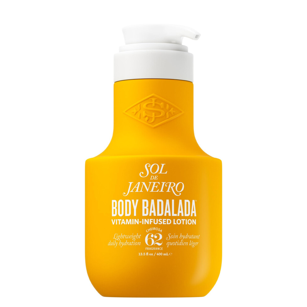Sol De Janeiro Body Badalada Lotion | Vitamin-Infused Body Lotion | Cheirosa 62 Fragrance | 13.5 Fl Oz.