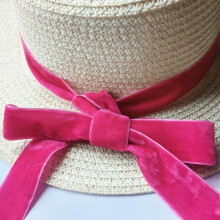 5 Jardin 1''(25mm) samettinauha hjoululahjarasiaan krittv rusetti kukkakimppukre Tee-se-itse askartelukoristelu (Fuschia 1''x5Yds)