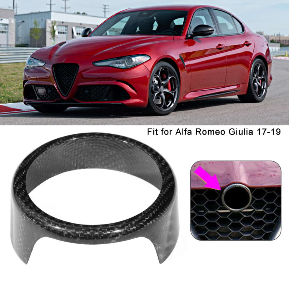 Upgrade Your Alfa Romeo Giulia 17-19 With Carbon Fiber Grill Trim 9441362480542