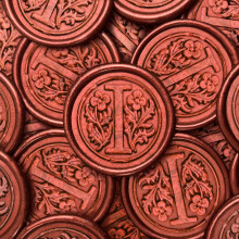100 pices autocollants de sceau de cire rouge faits  la main sceaux d'enveloppe autocollants de cire de lettre auto-adhsifs pour invitations d