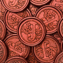 100 pices autocollants de sceau de cire rouge faits  la main sceaux d'enveloppe autocollants de cire de lettre auto-adhsifs pour invitations d