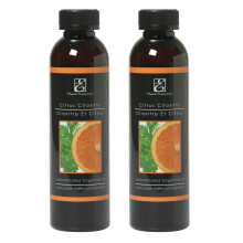 Hosley Set mit 2 wrmenden len mit Zitrus-Koriander-Duft, 140 ml, ideales Geschenk fr Hochzeiten, Spa, Reiki, Meditation, Badezimmer-Einstellun