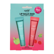 Duo balsamo labbra Epielle Tinta idratante mela lime e ciliegia Sheer Kbeauty Stocking Stuffers Elementi essenziali per il Ringraziamento
