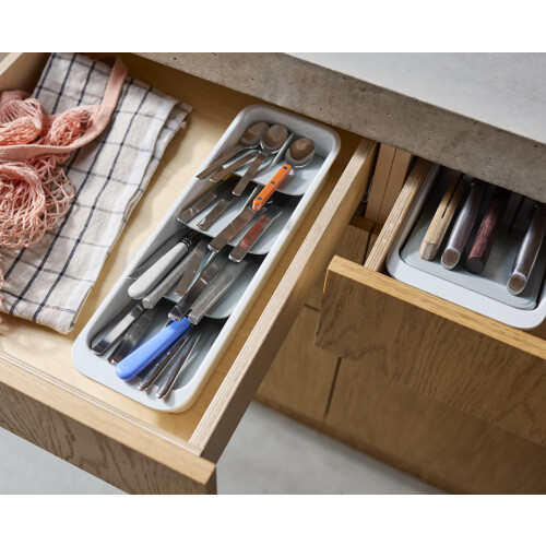Joseph Joseph Joseph Joseph DrawerStore Compact Tiered Flatware Cutlery Kitchen Drawer Organizer Disassembles for Easy Cleaning Recycled Plastic 2