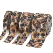 4 ruller selvkl?bende rhinsten diamantkrystalb?nd Bling DIY dekorationsm?rkat med 2 mm rhinsten til bryllupsf?dselsdag og gavedekoration Telefon