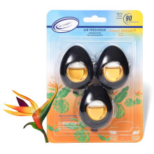 Air Jungles auts lgfrissto szellozokapocs 3 Count Hawaii Mahalo illat 4 ml mindegyik hosszan tart autszag megsznteto Egyszeru rpattinthat kiv