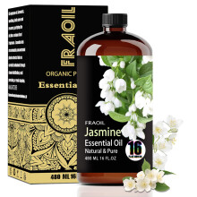 Jasmijn etherische olie Jasmijnolie 16 Fl Oz 480 ML voor Diffuser Luchtbevochtiger Yoga Reiniging DIY Kaars Zeep Maken Parfum Cadeau voor vrouwen