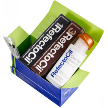 RefectoCil Starter Kit – Schwarzes Creme-Haarfärbemittel (Nr. 1) + Naturbraun (Nr. 3) + Flüssiger Cremeentwickler Komplettes Tönungsset
