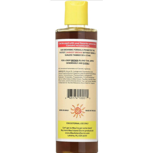 Kit de bronzage formule originale Secret de Maui Island 1