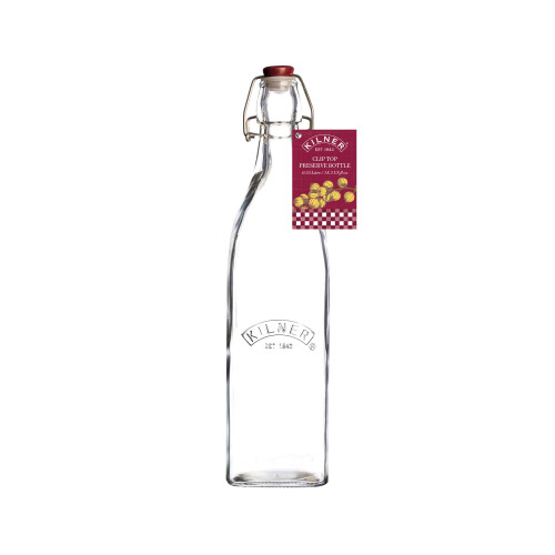 Kilner Kilner Square Clip Top Bottle 0.55L 1