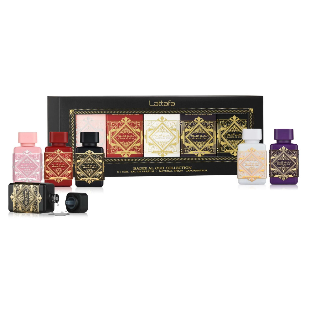 Lattafa Women's Bade'e Al Oud Collection Set - 5 Ml Perfumes - Image 2