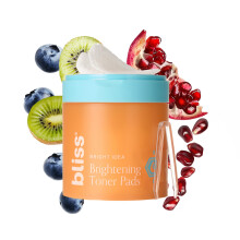 Bright Idea Vitamin C + Peptid-Tonerpads | 12 % Feuchtigkeits- und Aufhellungskomplex fr strahlend glatte Haut | Reduziert das Erscheinungsbild