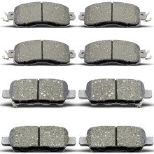 DYZJKWJW D905 D1650 Keramik-Bremsbelge vorne hinten, passend fr 201323 Nissan Altima 20142017 Nissan Leaf (8 Stck)