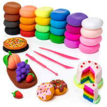 Artsity Air Dry Clay 24 Color Modeling Set with 3 Sculpting Tools Ma