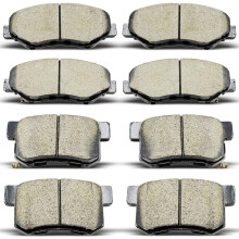 DYZJKWJW D536 D914 Set di pastiglie freno in ceramica anteriori posteriori adatte per Honda CR-V 2002-2004 per Honda Element 2003-2011 (8 pezzi)