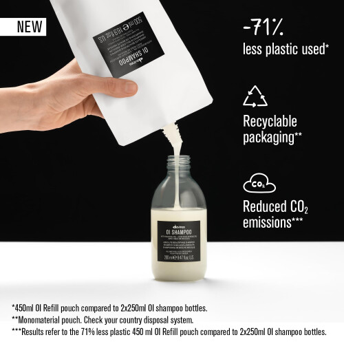 Davines OI-shampoo navulling 2