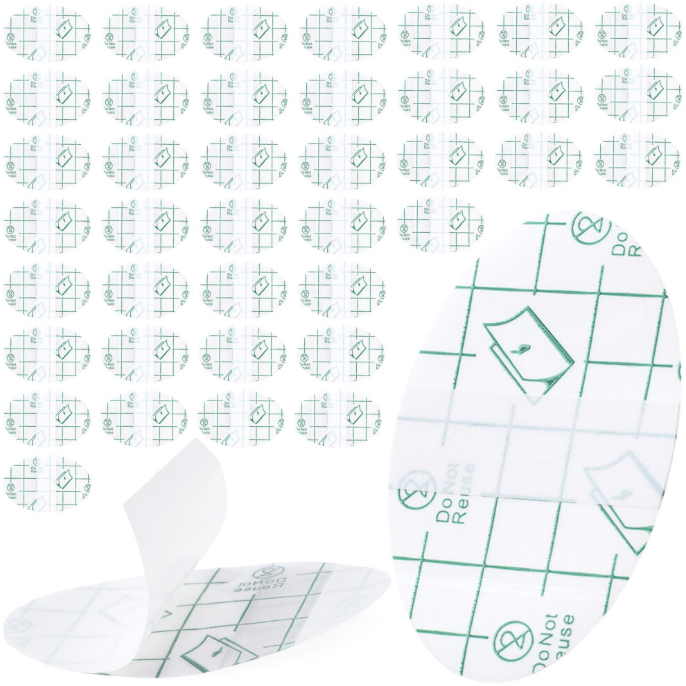 Beiqiya 40Pcs Invisible Heel Anti-Wear Stickers Self-Adhesive Heel Protectors Pad Transparent Waterproof Foot Blister Pads For Running Shopping Hik