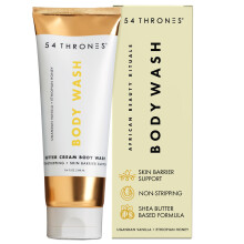 54 Thrones Crme au beurre non dcapante pour le corps Nettoyant pour le corps au beurre de karit Savon liquide exfoliant et hydratant Vanille d