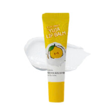 Esfolio Pure Skin Coconut Yuja Lip Balm - Cura labbra idratante e nutriente con olio di cocco e olio di semi di Yuja - Idrata e ammorbidisce le l