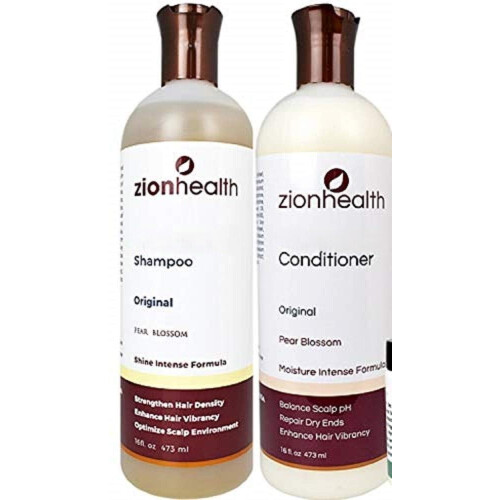 Set shampoo e balsamo Adama Minerals 16 oz Original Pear Blossom