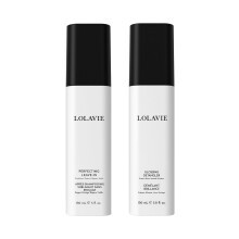 LolaVie Jen's Glossy Perfection Set  enthlt Glossing Detangler (5 Unzen) und Perfecting Leave-In Conditioner (5 Unzen)  450-Grad-Hitzeschutzmi