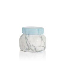 Capri Blue Modern Marble Jar Candles - Luxury Scented Candles for Home - Long Lasting Soy Wax Blend - Scented Home Decor Gifts - Blue Jean (8 oz)
