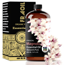 Magnolia-eteerinen ljy Magnolialjy 16 Fl Oz 480 ML diffuusorikostuttimen joogapuhdistukseen tee-se-itse kynttiln saippua hajuvesilahja naisten ete