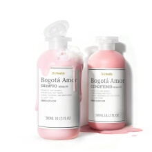 Dr.Healdy Bogota Amor Shampoo und Conditioner Set - Haarpflegeprodukte farblich behandelt, für lockiges feines Haar, Batana-Öl