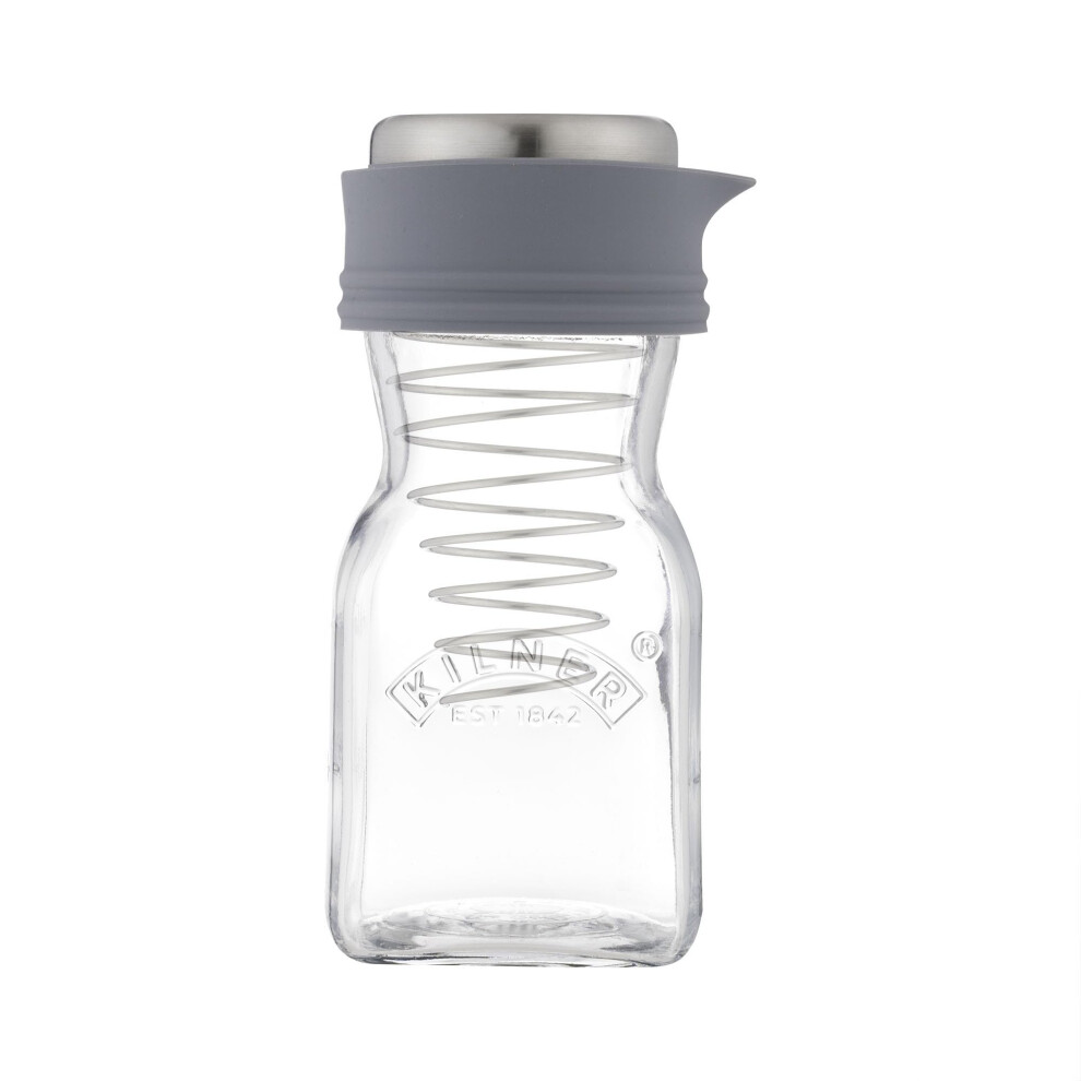 Kilner Salad Dressing Maker Set 0.5L Bottle Create Serve Store Homemade Dressings Vinaigrettes & Sauces | Dishwasher Safe | Includes Recipe Booklet &