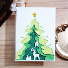 Festivaly MCPOOX Kovov vyrezvac matrice pro Scrapbooking Vnocn vyrezvan ablony pro DIY Scrapbook Fotoalbum Potreby pro vrobu dekorativnch p