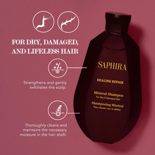 Saphira Healing Repair-shampoo 8,5 oz / 250 ml 1