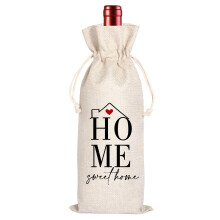 LANBAIHE Sac vin de pendaison de crmaillre, cadeau pour la dcoration d'un nouvel appartement, cadeaux pour une nouvelle maison, douce maison