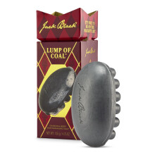 Jack Black Holiday Lump of Coal - Charcoal Body Bar Messaging Soap - Multitasking Body Bar, Jojoba and Seaweed Extract, Exfoliates Skin, Relieves Musc