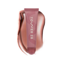 Tower 28 LipSoftie Balsamo idratante per il trattamento delle labbra colorato Maschera idratante per labbra per labbra screpolate - Malva velato