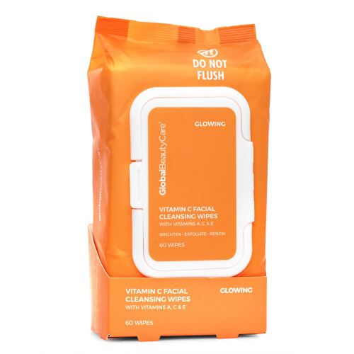 Global Beauty Care C-vitamiini meikkipyyhkeet - 60ct