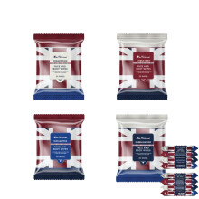 Ben Sherman Ansigtsservietter til m?nd - 4-pak (120 i alt) renseservietter til m?nd med cedertr? Sandeltr? Eukalyptus & Citrusmynte