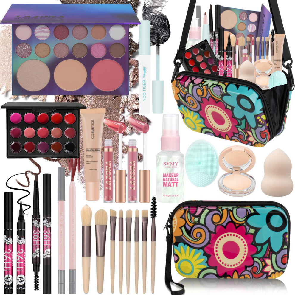 Lazora Makeup Sets For Teens Makeup Kits For Teen Girls Travel Make Up Kit Set For Girls Beginners Make Up Set Gift Sets For Girl Teenagers