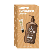 Hempz Winter Hydration Vanilla Gift Set Body Loton e Lip Balm Duo Edizione limitata 17 oz e 0,44 oz