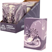 Savon en Barre Pacha Soap Co. - Premium, Fait Main, Hydratant, Lavage Visage, Nettoyant Mains, Gel Douche, Huiles Essentielles (Lavande)