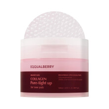 EQQUALBERRY Kollagen Pore-Tight Up Gel Toner Pads - Korean Gel-Pads zur Porenverfeinerung, 4.73