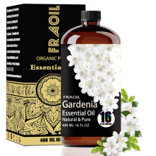 Gardenia Essentiële Olie, Gardenia Olie 16 Fl Oz 480 ML voor Diffuser, Yoga, Schoonmaken, Kaarsen Maken