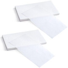 Pndeyo 140pcs End Papers for Hair Perm, Disposable Thin Salon Hair Perm Papers, High Temperature Resistance Curling Tissue Styling Accessories for Col