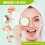 16er Pack Wiederverwendbare Make-up Entferner Pads - 100% Bio-Baumwollrunden 4