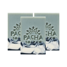 Pacha Soap Co. Seifenstück - Vanille & Salbei, handgefertigt, feuchtigkeitsspendend, mit ätherischen Ölen
