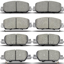 DYZJKWJW D2036 D2037 Pastiglie freno in ceramica anteriori posteriori Set 8 pezzi adatti per Honda CR-V 2017-2022