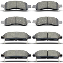 DYZJKWJW D883 D1169 Keramik-Bremsbelge vorne hinten, passend fr 20082017 Buick Enclave, fr 20092017 Chevrolet Traverse, fr 20072016 GMC Ac