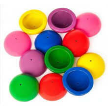ArtCreativity 5 cm Gummi Pop Up Popper Spielzeug - 12er Pack - Verschiedene Farben - Ideales Impulsartikel