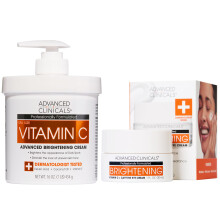 Advanced Clinicals Vitamin C + kofeinov ocn krm Hydratacn krm na oblicej s kofeinem + vitamn C 2dln sada pce o plet pro eny a mue 2ks
