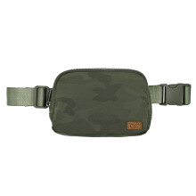 C.C Belt Bag noknek Steppelt Fanny Pack Crossbody derktska llthat pnttal, divatos ajndktlet (Camo oliva)