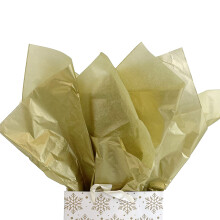 Allgala goud 20 x 26 inch vloeipapier | 100 vellen | Feestdecoraties voor het inpakken van cadeaus